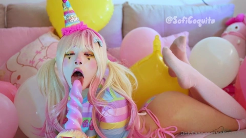 Clown Cosplay & Candy: Soficoquita Sexy Fun