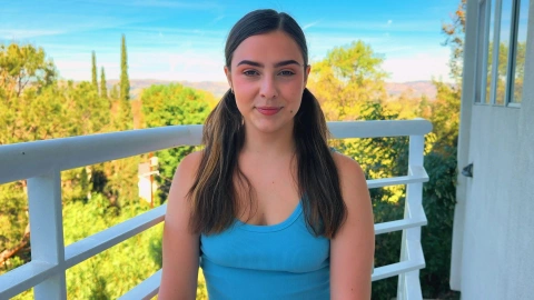 Teen Violet Dawn Outdoor Fun - Risky & Hot