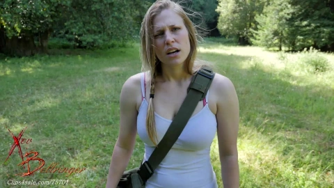 Xev Bellringer Blowjob - Water Thirst Quench Outside